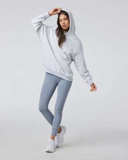 Vuori Restore Oversized Hoodie Pale Grey Heather