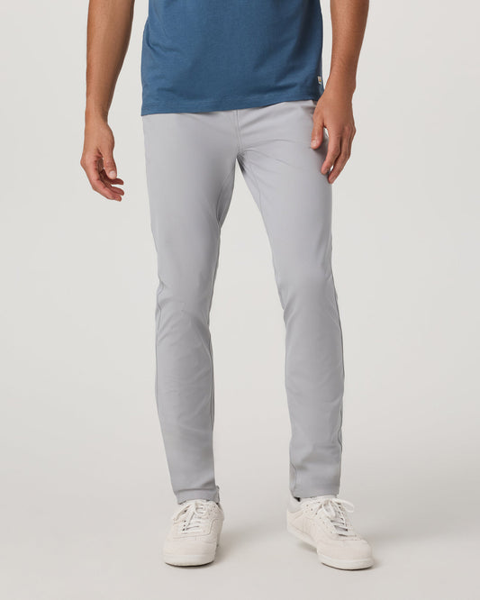 Vuori Meta Pant Athletic Slim Fit 30" Sea Fog 5-Pocket Pants