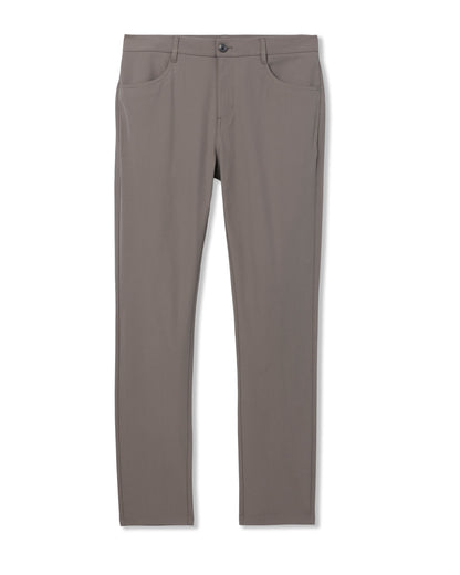 Vuori Meta Pant Athletic Slim Fit 32" Warm Grey 5-Pocket Pants