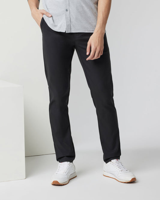 Vuori Cascade Tech Chino Pant 32" Men's Black Chinos