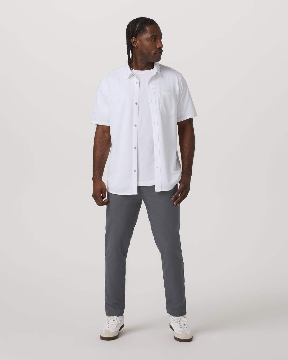 Vuori Cascade Tech Chino Pant Charcoal Chinos Clothing