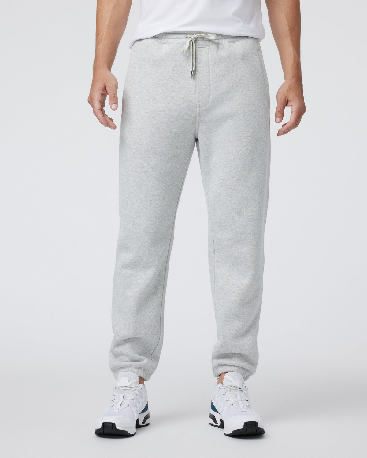 Vuori Seaside Sweatpant 28" Men's Light Heather Grey Sweatpant