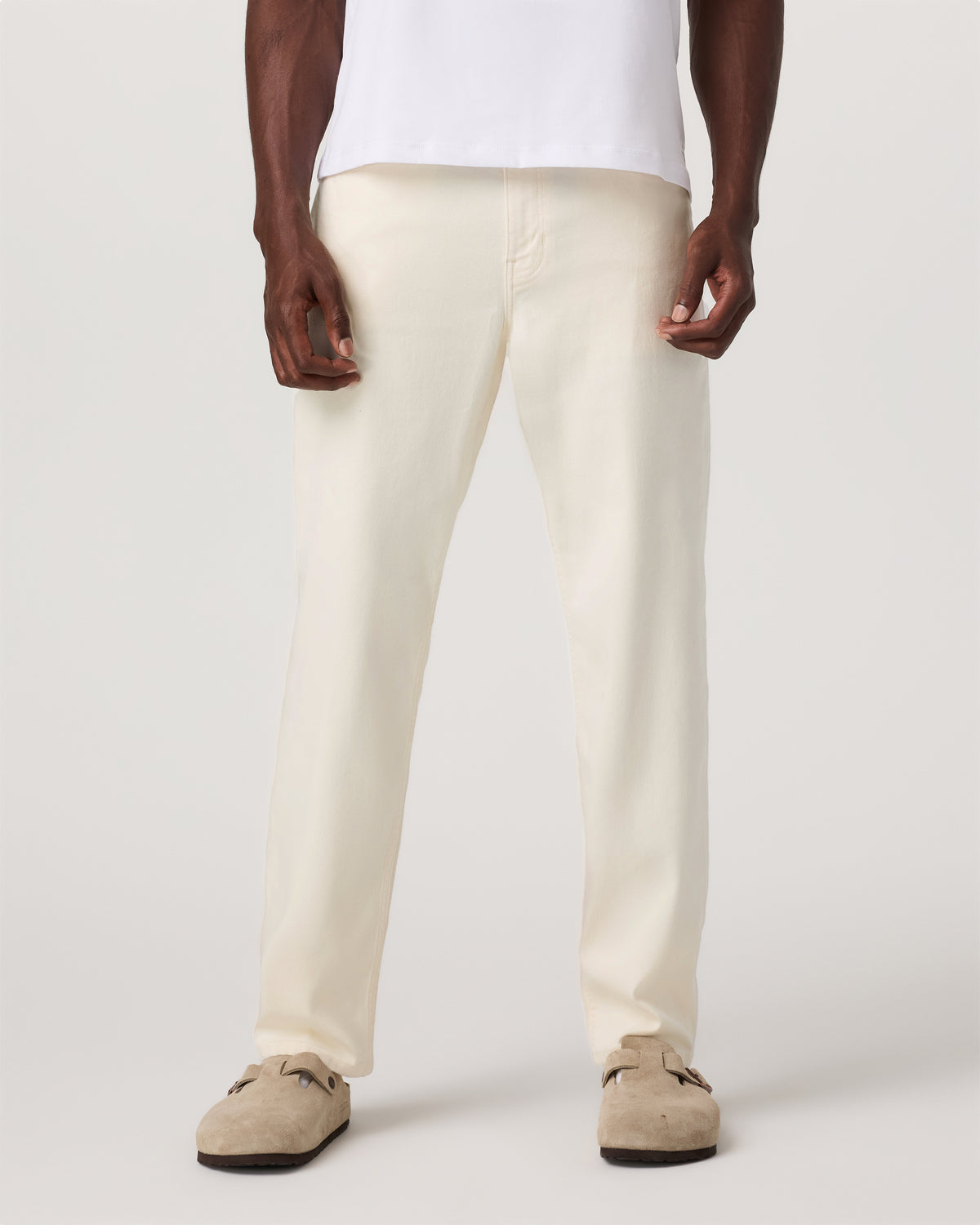 Vuori Benton Stretch Twill Pant Classic Fit 32" Natural Jeans