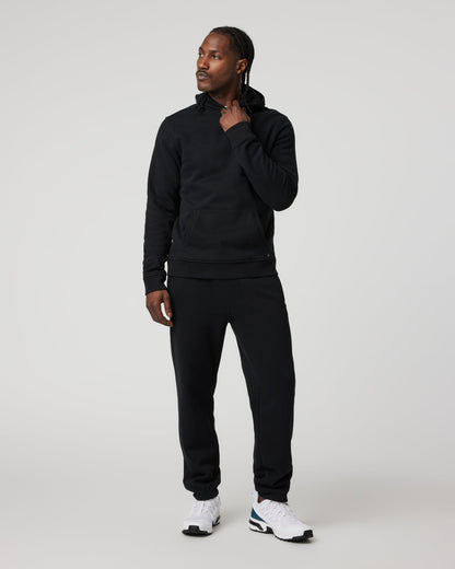 Vuori Seaside Sweatpant 28" Men's Relaxed Fit Black Sweatpant
