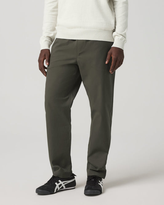 Vuori Cascade Elastic Waist Trouser Classic Fit 30" Dark Oregano