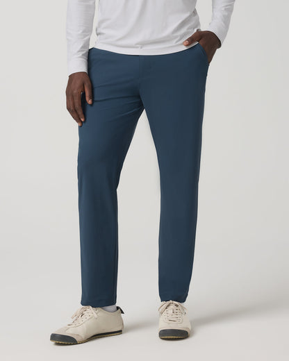 Vuori Fleet Trouser Classic Fit 30" Men's Ocean Blue Chino Pant