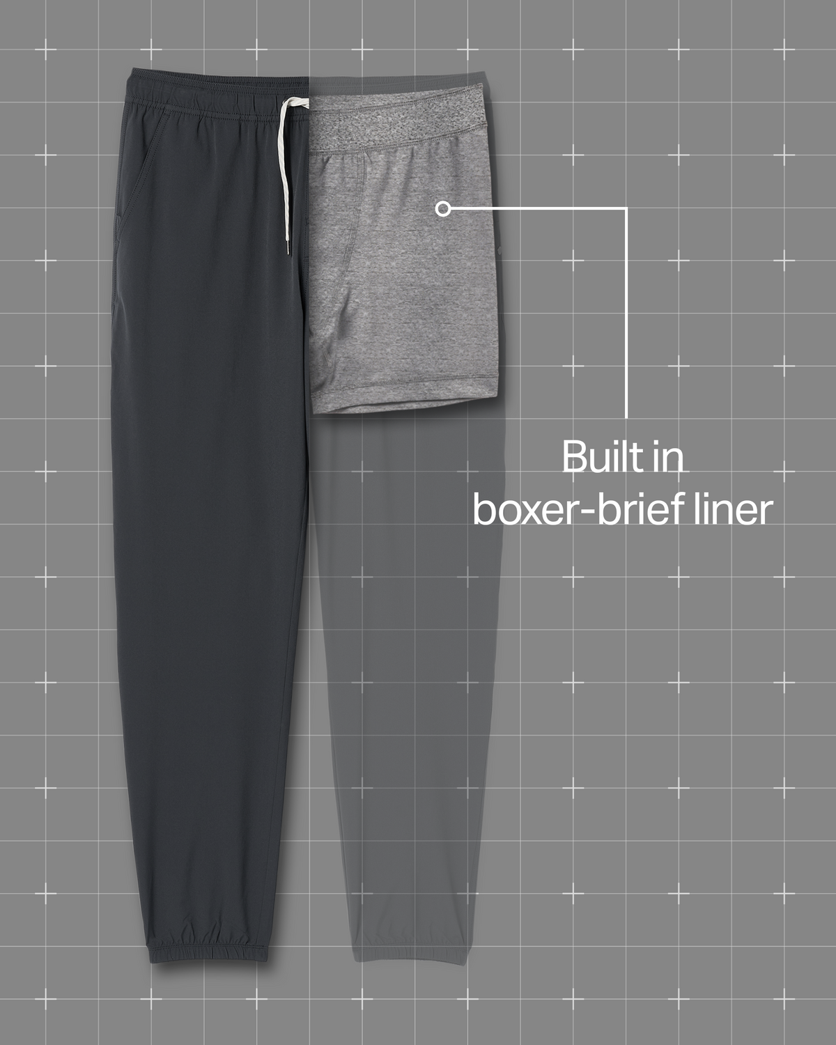 Vuori Kore Jogger Men's Black Workout Joggers