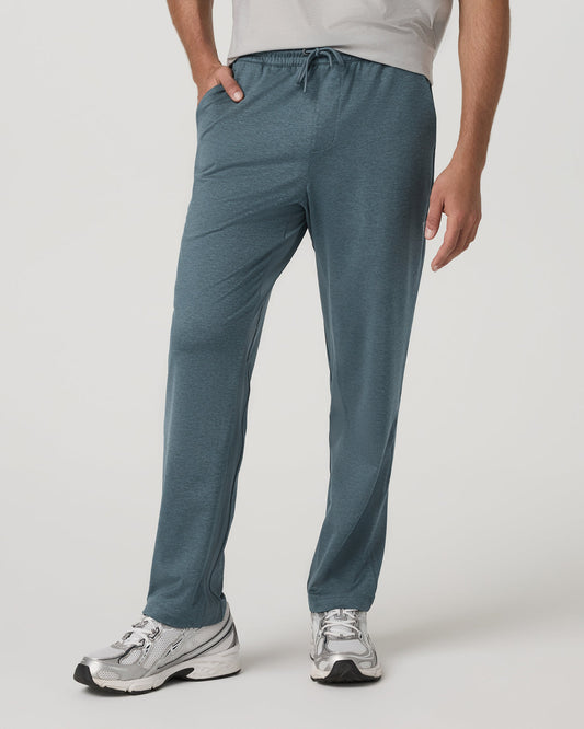 Vuori Men's Sunday Performance Track Pant 30" Blue Sea Heather| Vuori