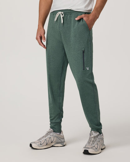 Vuori Men's Sunday Performance Jogger 28" Agate Green Heather