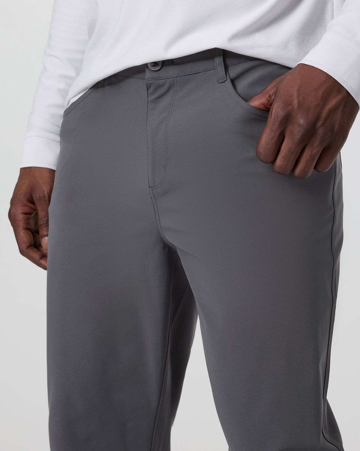 Vuori Meta Pant Classic Fit 34" Men's Charcoal 5-Pocket Pants