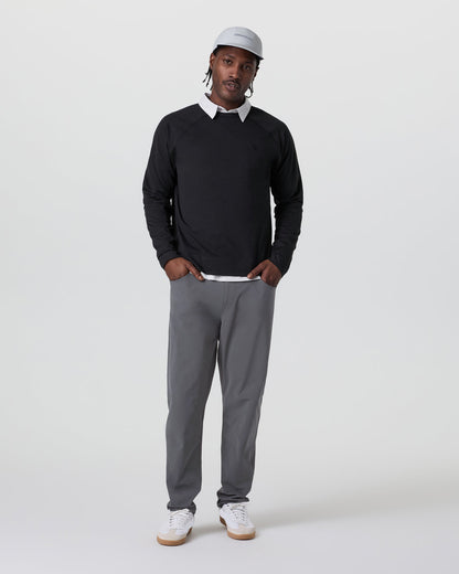 Vuori Meta Pant Classic Fit 34" Men's Charcoal 5-Pocket Pants