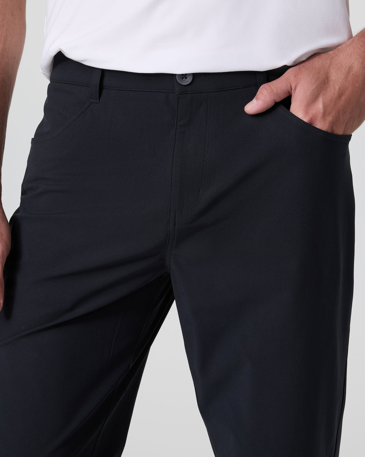 Vuori Meta Pant Classic Fit 34" Men's Black 5-Pocket Pants