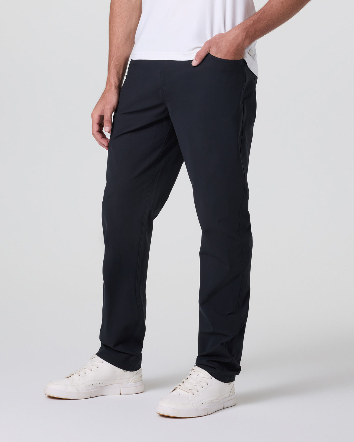 Vuori Meta Pant Classic Fit 34" Men's Black 5-Pocket Pants