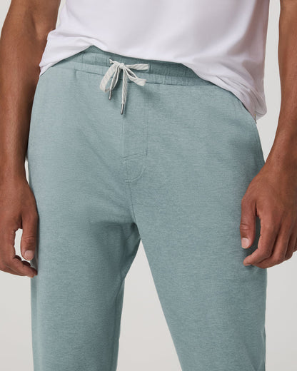Vuori Ponto Performance Pant 30" Misty Blue Heather Sweatpant