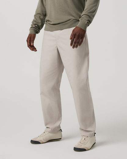 Vuori Men's Cascade Elastic Waist Trouser Classic Fit 30" Pewter