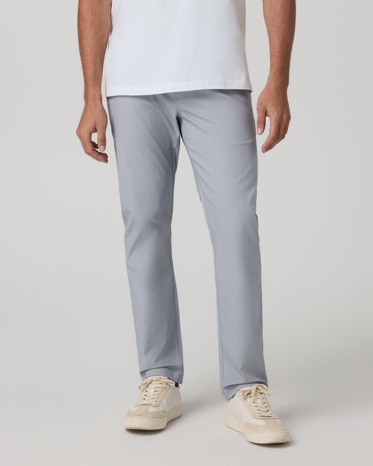 Vuori Cascade Elastic Waist Trouser Classic Fit 30" Heather Grey