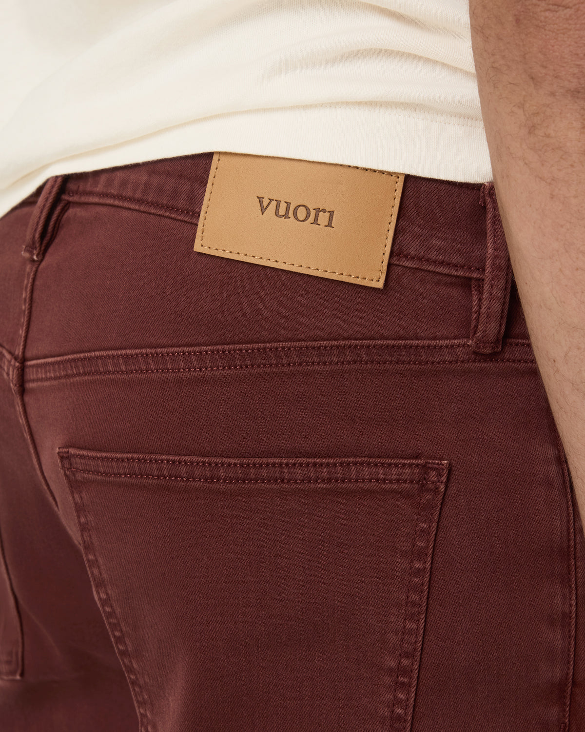 Vuori Benton Stretch Twill Pant Classic Fit 32" Burnt Sienna