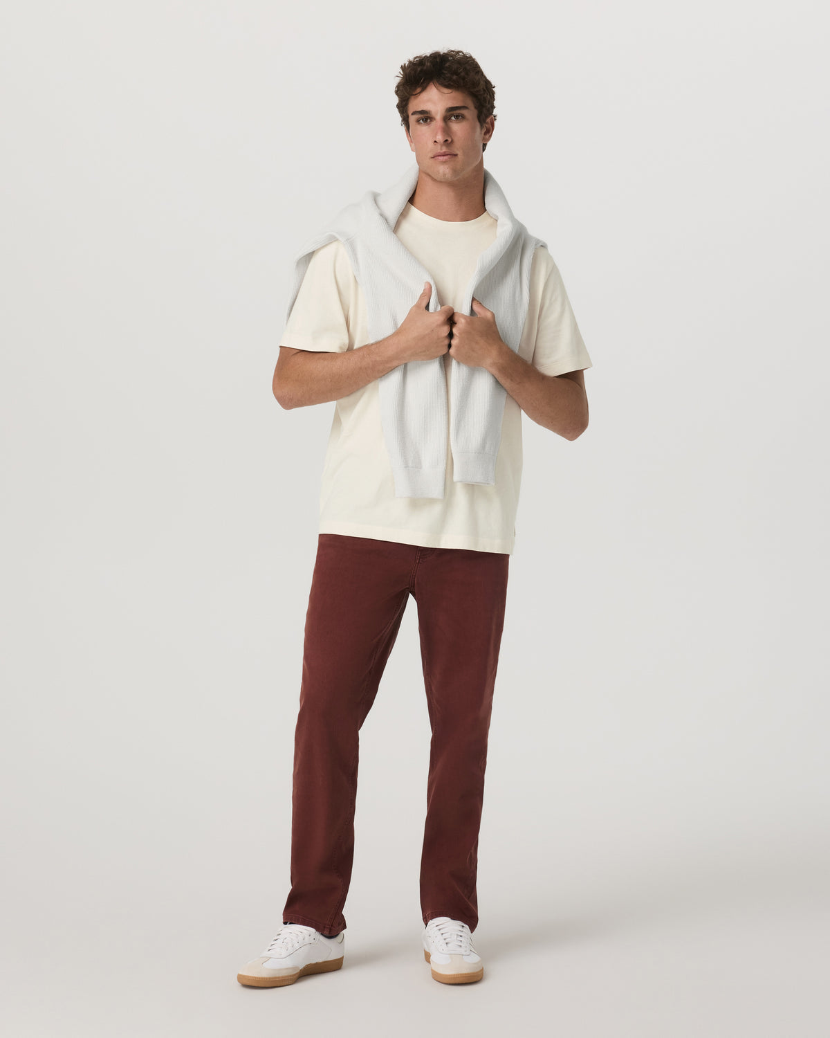 Vuori Benton Stretch Twill Pant Classic Fit 32" Burnt Sienna