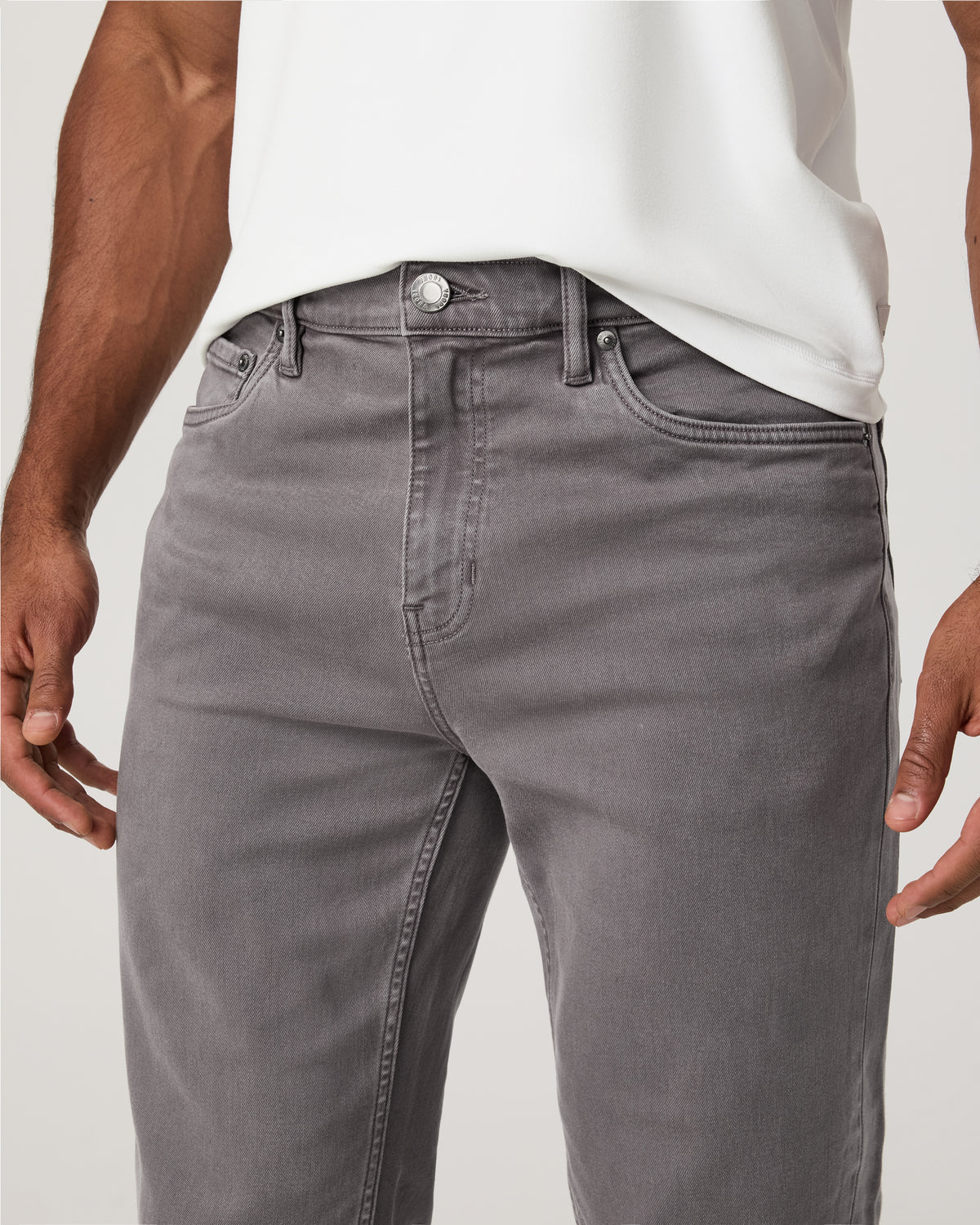 Vuori Benton Stretch Twill Pant Athletic Slim Fit 30" Cavern Grey