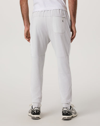 Vuori Sunday Mixed Media Jogger 28" Men's Frost Grey Joggers