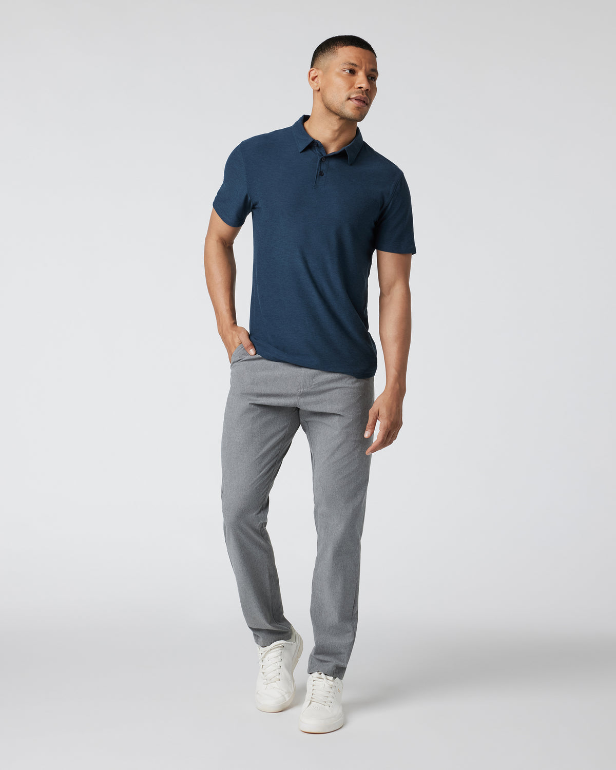 Vuori Aim Pant 30" Men's Concrete Golf & Travel Pants