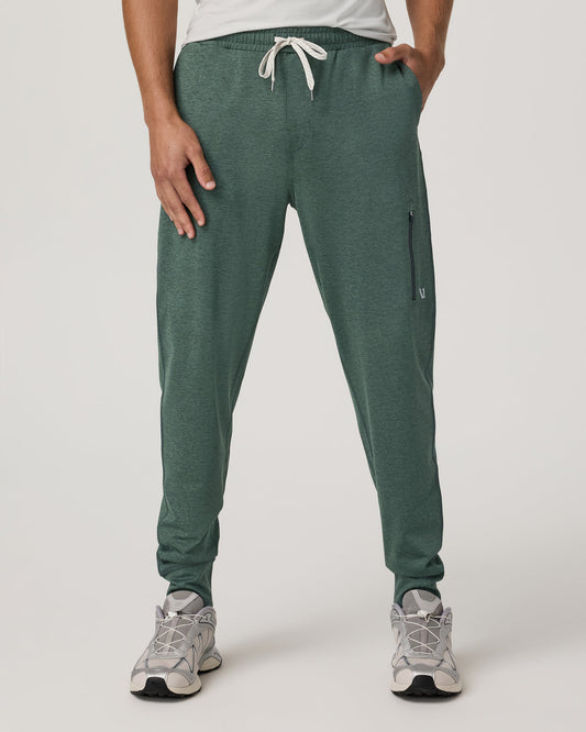 Vuori Men's Sunday Performance Jogger 30" Agate Green Heather