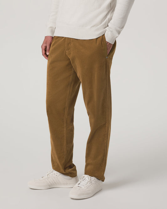 Vuori Optimist Elastic Waist Pant Classic Fit Men's Rum Pants