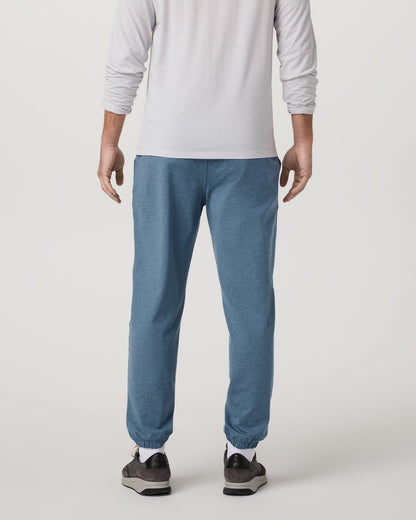 Vuori Men's Coronado Sweatpant 28" Pool Blue Heather
