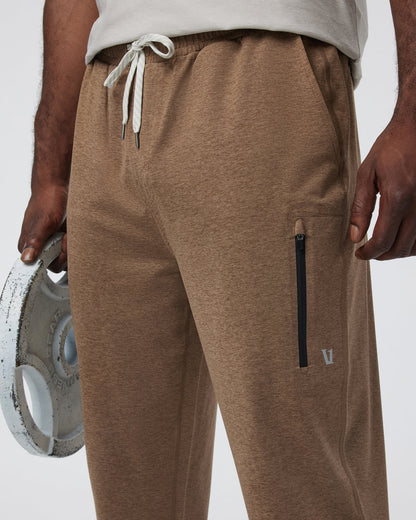 Vuori Sunday Performance Track Pant 2.0 Pecan Heather