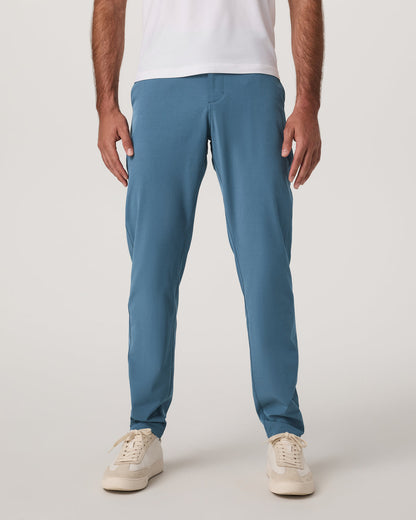 Vuori Aim Pant Men's Pool Blue Athletic Slim Fit 32" Inseam