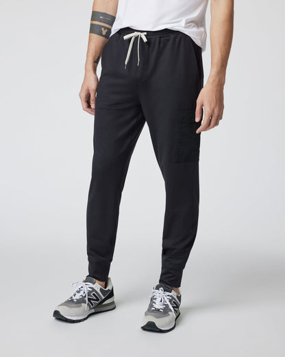 Vuori Sunday Utility Jogger Men's Black Cargo Joggers