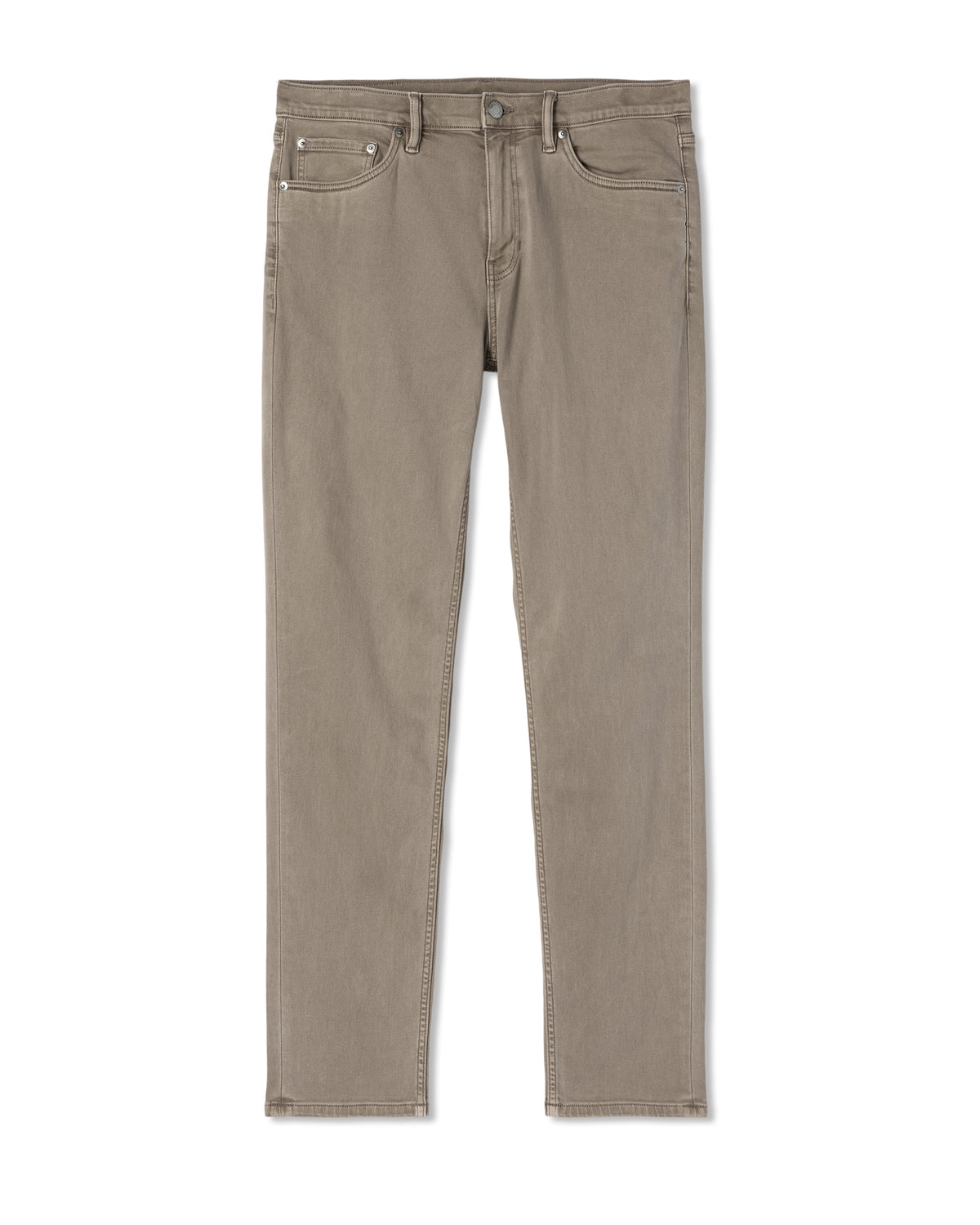 Vuori Benton Stretch Twill Pant Athletic Slim Fit 32" Taupe