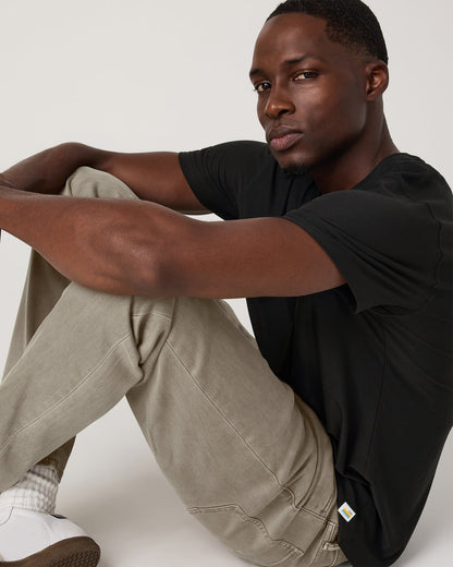 Vuori Benton Stretch Twill Pant Athletic Slim Fit 30" Taupe