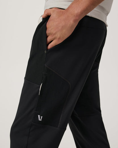 Vuori Sunday Mixed Media Jogger 28" Men's Black Joggers