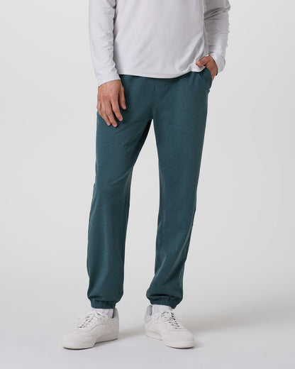 Vuori Coronado Performance Sweatpant Classic 28" Deep Sea Heather