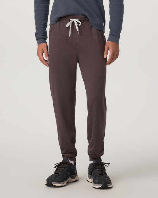 Vuori Men's Ponto Performance Jogger Sangria Heather