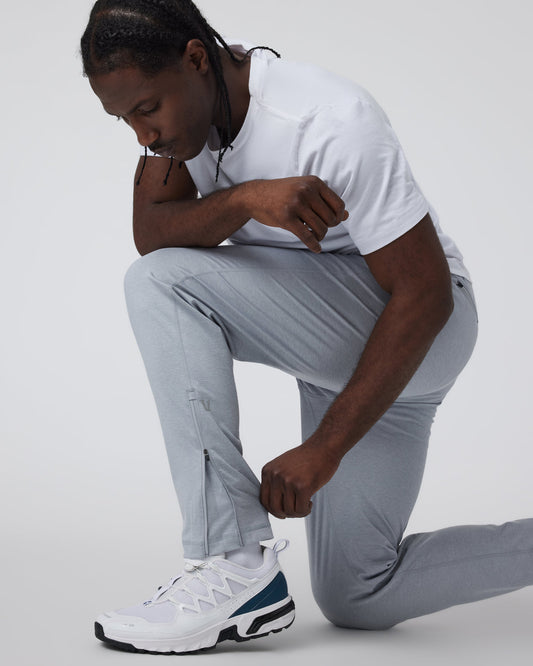 Vuori Sunday Performance Track Pant Platinum Heather