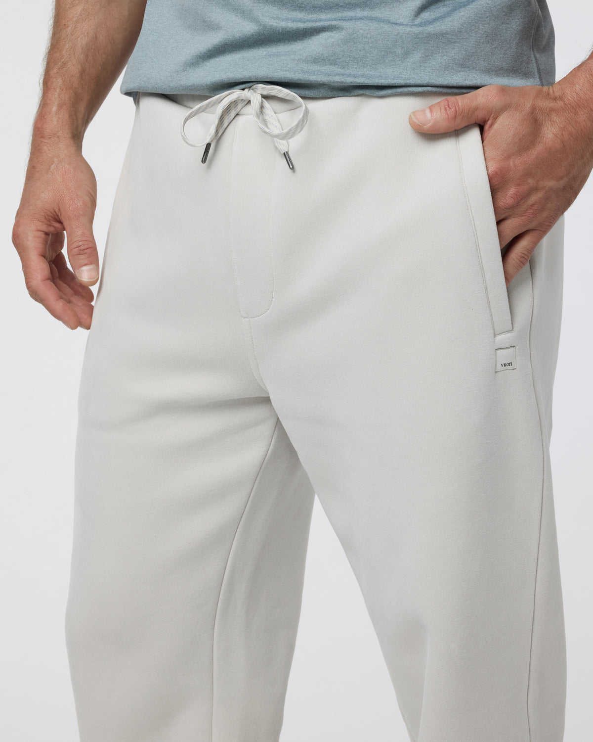 Vuori Seaside Sweatpant Men's Salt Fleece Sweatpants