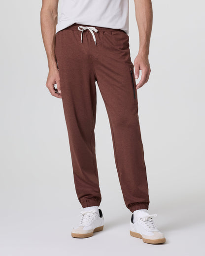 Vuori Sunday Performance Sweatpant Classic 30" Burnt Sienna Heather