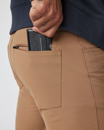 Vuori Meta Pant Men's Camel 5-Pocket Pants