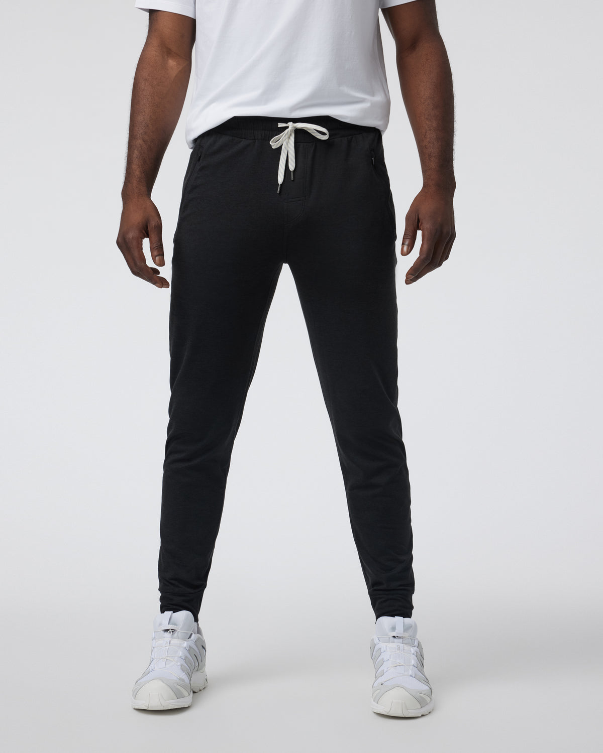 Vuori Ponto Performance Jogger Athletic Slim Fit 30" Black Heather