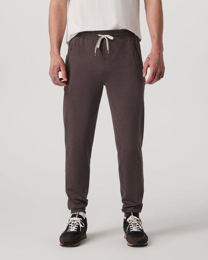 Vuori Men's Ponto Performance Jogger 30" Sangria Heather