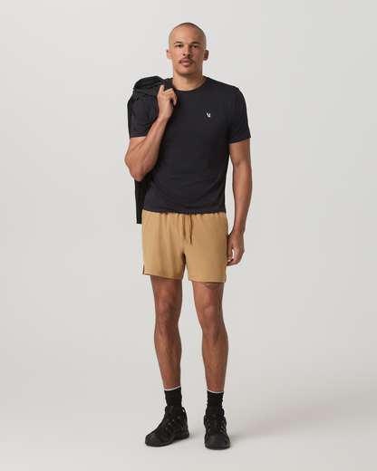Vuori HardKore Short Lined 5" Men's Burlap Performance Shorts