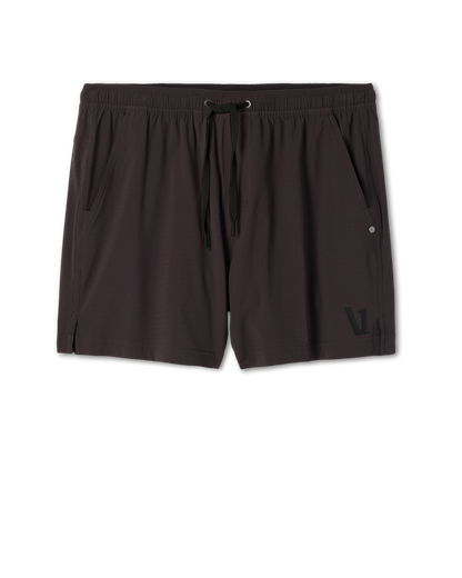 Vuori HardKore Short Lined 5" Men's Carbon Performance Shorts