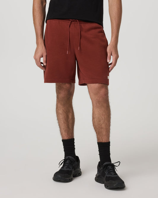 Vuori Cypress Vintage Short 7" Men's Firebrick Fleece Shorts