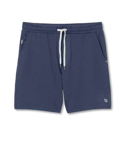 Vuori Ponto Performance Short 7" Men's Azure Heather Shorts