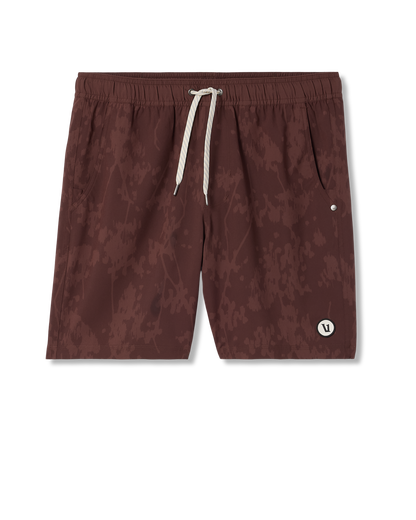Vuori Kore Short Lined 7" Men's Dark Burnt Sienna Earth Shorts
