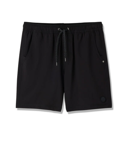 Vuori Kore Short Lined 7" Men's Black Tonal Athletic Shorts