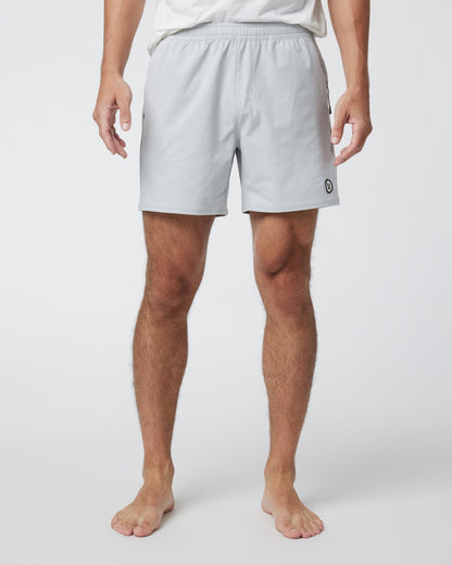 Vuori Maverick Volley Short Men's Sky Grey Hybrid Shorts