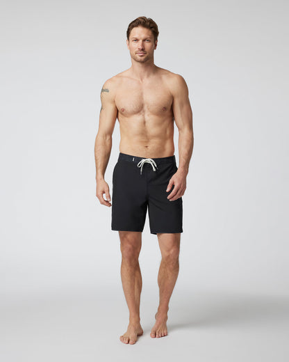 Vuori Cruise Boardshort Men's Black Swim Trunks